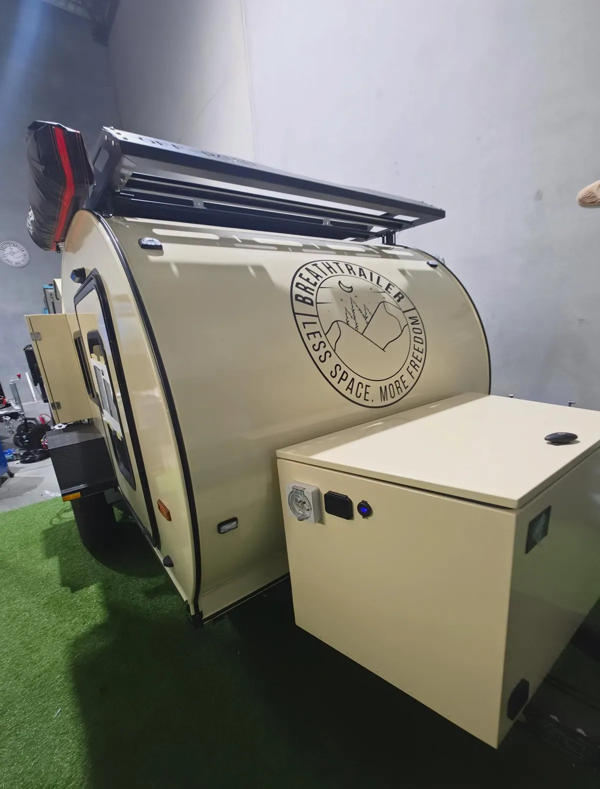 Cream Plus at the workshop with matching front box