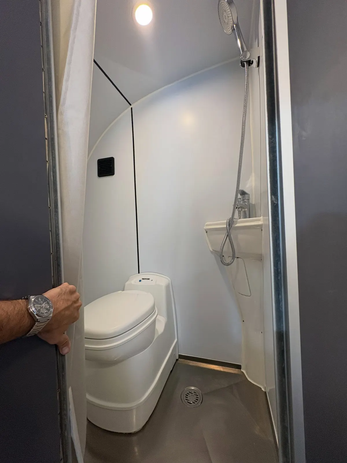 Current Max indoor shower and toilet
